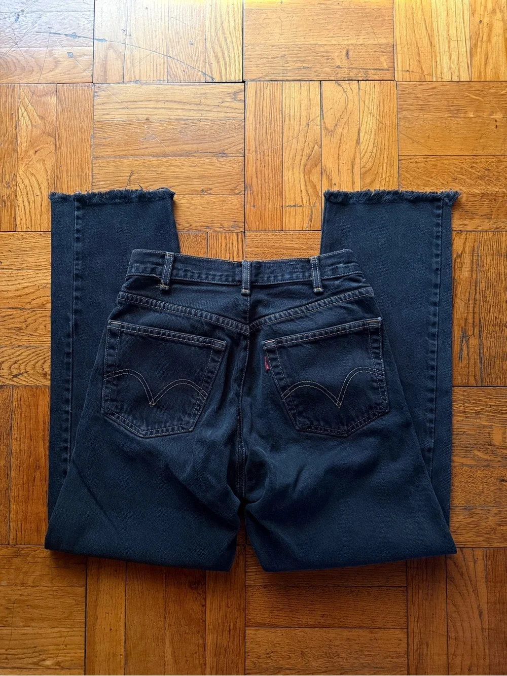 Women’s Vintage Black Levi’s 505 Straight leg Jeans